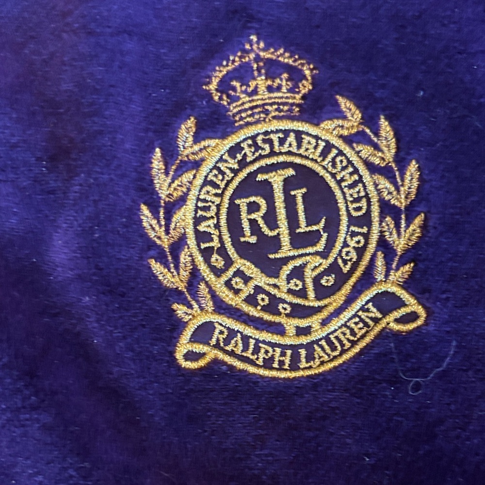 Ralph Lauren Deep Purple Activewear zip up light weight jacket - velvet type - Picture 3 of 8